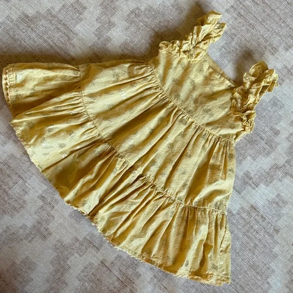 green emerald velvet dress Elegant Baby Gold Patterned Sequin Party Dress Toddler Girls Pageant Dresses